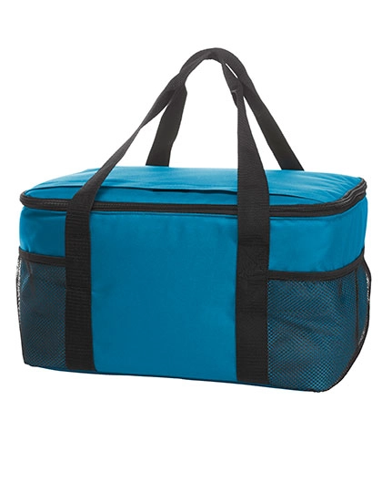 Cooler Bag Family zum Besticken und Bedrucken in der Farbe Cyan mit Ihren Logo, Schriftzug oder Motiv.