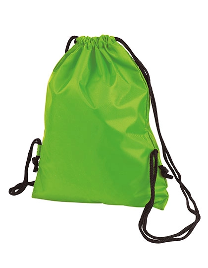 Taffeta Backpack Sport zum Besticken und Bedrucken in der Farbe Apple Green mit Ihren Logo, Schriftzug oder Motiv.