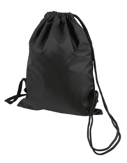 Taffeta Backpack Sport zum Besticken und Bedrucken in der Farbe Black mit Ihren Logo, Schriftzug oder Motiv.