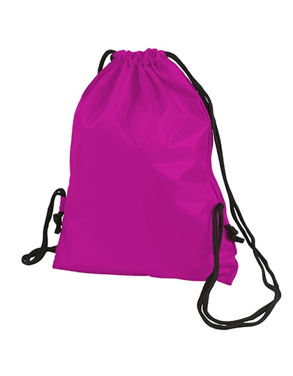 Taffeta Backpack Sport zum Besticken und Bedrucken in der Farbe Fuchsia mit Ihren Logo, Schriftzug oder Motiv.