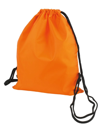Taffeta Backpack Sport zum Besticken und Bedrucken in der Farbe Orange mit Ihren Logo, Schriftzug oder Motiv.