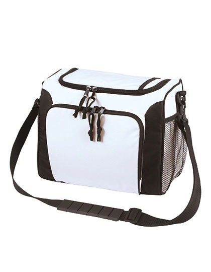 Cooler Bag Sport zum Besticken und Bedrucken in der Farbe White mit Ihren Logo, Schriftzug oder Motiv.