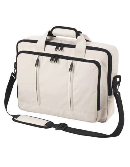 Laptop Backpack Economy zum Besticken und Bedrucken in der Farbe Beige mit Ihren Logo, Schriftzug oder Motiv.