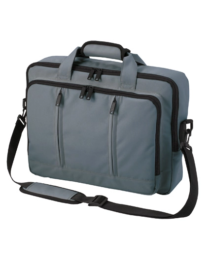 Laptop Backpack Economy zum Besticken und Bedrucken in der Farbe Grey mit Ihren Logo, Schriftzug oder Motiv.
