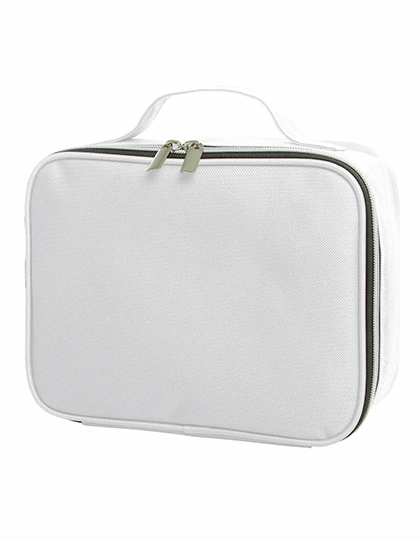 Zipper Bag Switch zum Besticken und Bedrucken in der Farbe White mit Ihren Logo, Schriftzug oder Motiv.