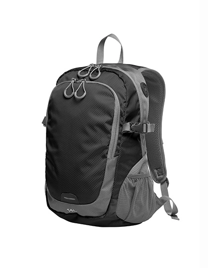 Backpack Step M zum Besticken und Bedrucken in der Farbe Black mit Ihren Logo, Schriftzug oder Motiv.