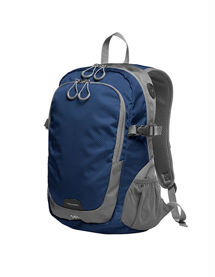 Backpack Step M zum Besticken und Bedrucken in der Farbe Navy mit Ihren Logo, Schriftzug oder Motiv.