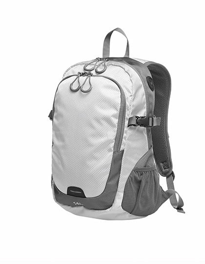 Backpack Step M zum Besticken und Bedrucken in der Farbe White mit Ihren Logo, Schriftzug oder Motiv.
