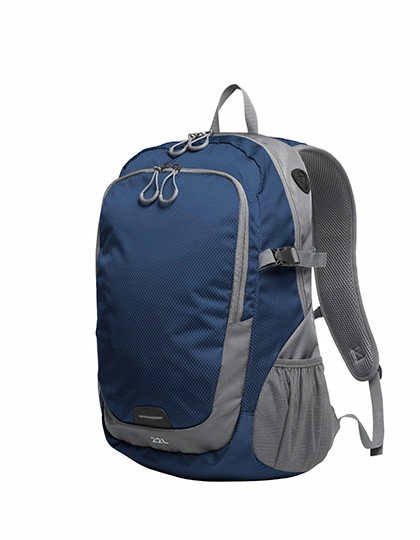 Backpack Step L zum Besticken und Bedrucken in der Farbe Navy mit Ihren Logo, Schriftzug oder Motiv.