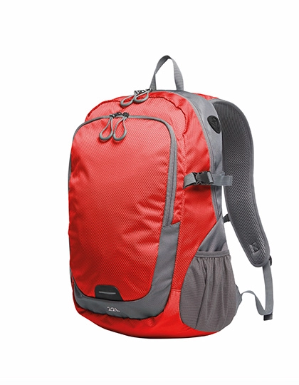 Backpack Step L zum Besticken und Bedrucken in der Farbe Red mit Ihren Logo, Schriftzug oder Motiv.
