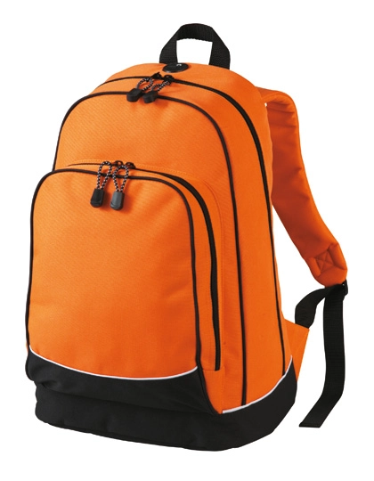 Daypack City zum Besticken und Bedrucken in der Farbe Orange mit Ihren Logo, Schriftzug oder Motiv.