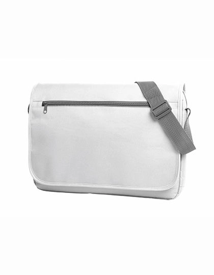 Notebook Bag Solution zum Besticken und Bedrucken in der Farbe White mit Ihren Logo, Schriftzug oder Motiv.