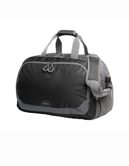 Sport/Travel Bag  Step M zum Besticken und Bedrucken in der Farbe Black mit Ihren Logo, Schriftzug oder Motiv.