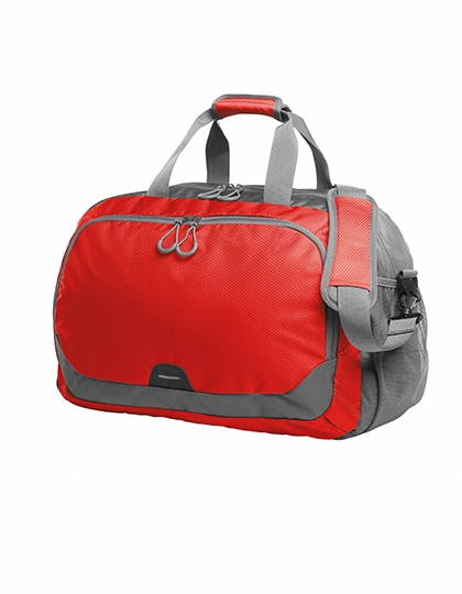 Sport/Travel Bag  Step M zum Besticken und Bedrucken in der Farbe Red mit Ihren Logo, Schriftzug oder Motiv.