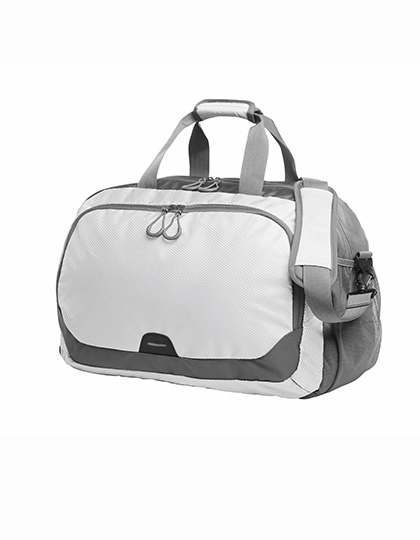 Sport/Travel Bag  Step M zum Besticken und Bedrucken in der Farbe White mit Ihren Logo, Schriftzug oder Motiv.