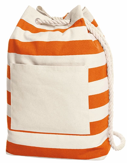Backpack Beach zum Besticken und Bedrucken in der Farbe Orange mit Ihren Logo, Schriftzug oder Motiv.