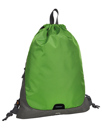 Drawstring Bag Step zum Besticken und Bedrucken in der Farbe Apple Green mit Ihren Logo, Schriftzug oder Motiv.
