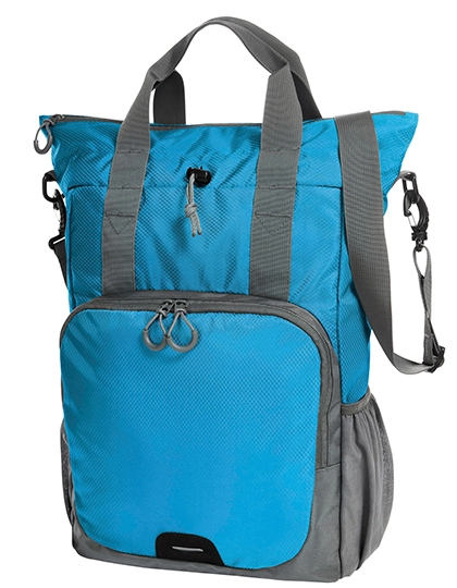 Multi Bag Step zum Besticken und Bedrucken in der Farbe Cyan mit Ihren Logo, Schriftzug oder Motiv.