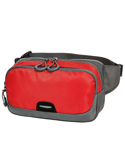Waist Bag Step zum Besticken und Bedrucken in der Farbe Red mit Ihren Logo, Schriftzug oder Motiv.