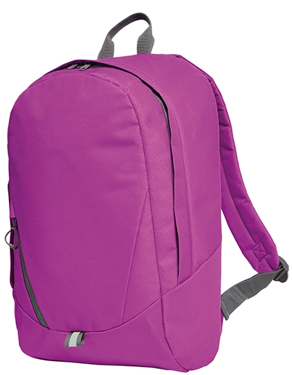 Backpack Solution zum Besticken und Bedrucken in der Farbe Fuchsia mit Ihren Logo, Schriftzug oder Motiv.