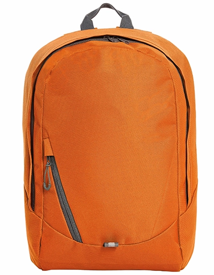 Backpack Solution zum Besticken und Bedrucken in der Farbe Orange mit Ihren Logo, Schriftzug oder Motiv.