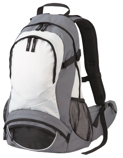 Backpack Tour zum Besticken und Bedrucken in der Farbe Grey mit Ihren Logo, Schriftzug oder Motiv.