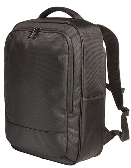 Business Notebook Backpack Giant zum Besticken und Bedrucken in der Farbe Black mit Ihren Logo, Schriftzug oder Motiv.