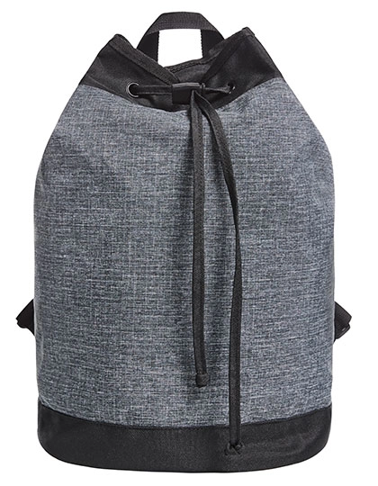 Duffle Bag Elegance zum Besticken und Bedrucken in der Farbe Black-Grey-Sprinkle mit Ihren Logo, Schriftzug oder Motiv.