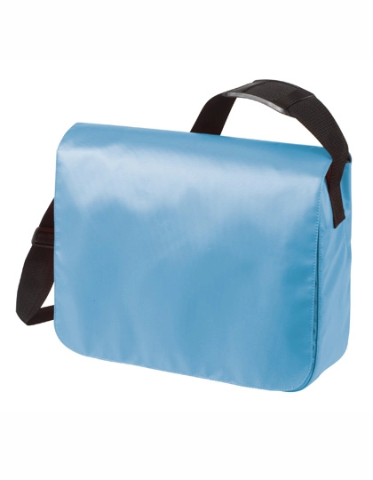 Shoulder Bag Style zum Besticken und Bedrucken in der Farbe Light Blue mit Ihren Logo, Schriftzug oder Motiv.