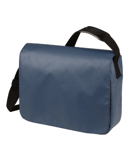 Shoulder Bag Style zum Besticken und Bedrucken in der Farbe Navy mit Ihren Logo, Schriftzug oder Motiv.
