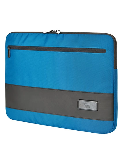 Laptop Bag Stage zum Besticken und Bedrucken in der Farbe Cyan mit Ihren Logo, Schriftzug oder Motiv.