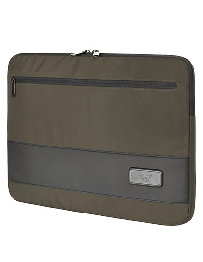 Laptop Bag Stage zum Besticken und Bedrucken in der Farbe Taupe mit Ihren Logo, Schriftzug oder Motiv.