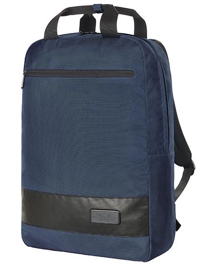 Notebook Backpack Stage zum Besticken und Bedrucken in der Farbe Navy mit Ihren Logo, Schriftzug oder Motiv.