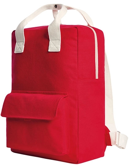 Backpack Like zum Besticken und Bedrucken in der Farbe Red mit Ihren Logo, Schriftzug oder Motiv.