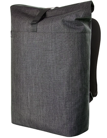 Notebook Roller Backpack Europe zum Besticken und Bedrucken in der Farbe Grey-Sprinkle mit Ihren Logo, Schriftzug oder Motiv.