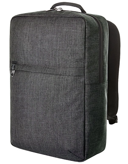 Notebook Backpack Europe zum Besticken und Bedrucken in der Farbe Grey-Sprinkle mit Ihren Logo, Schriftzug oder Motiv.