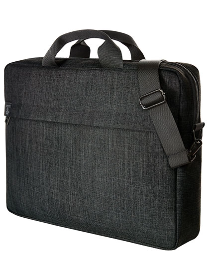 Notebook Bag Europe zum Besticken und Bedrucken in der Farbe Black-Sprinkle mit Ihren Logo, Schriftzug oder Motiv.