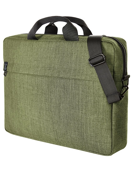 Notebook Bag Europe zum Besticken und Bedrucken in der Farbe Green-Sprinkle mit Ihren Logo, Schriftzug oder Motiv.