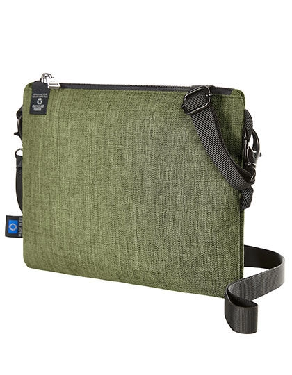 Zip Bag Europe zum Besticken und Bedrucken in der Farbe Green-Sprinkle mit Ihren Logo, Schriftzug oder Motiv.