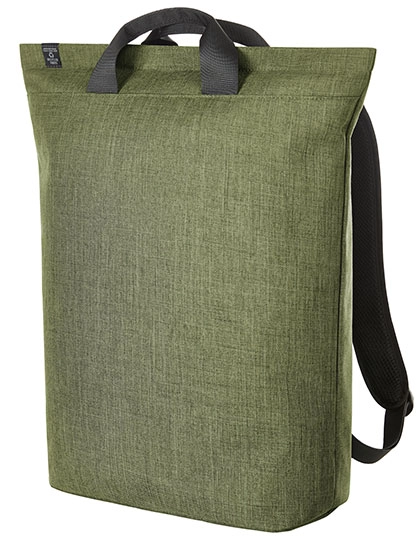 Laptop Backpack Europe zum Besticken und Bedrucken in der Farbe Green-Sprinkle mit Ihren Logo, Schriftzug oder Motiv.