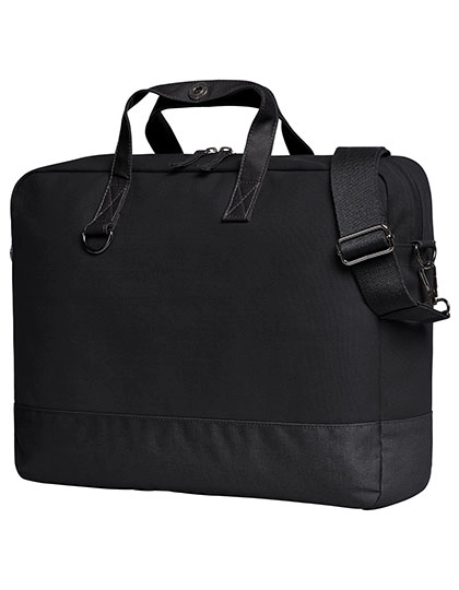 Notebook Bag Life zum Besticken und Bedrucken in der Farbe Black-Black mit Ihren Logo, Schriftzug oder Motiv.
