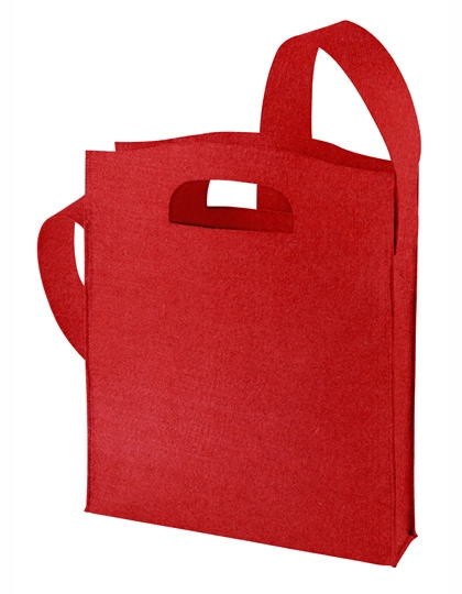 Shopper Modernclassic zum Besticken und Bedrucken in der Farbe Dark Red mit Ihren Logo, Schriftzug oder Motiv.