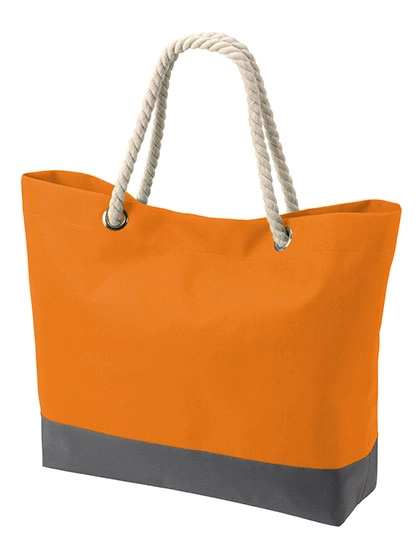 Shopper Bonny zum Besticken und Bedrucken in der Farbe Orange mit Ihren Logo, Schriftzug oder Motiv.