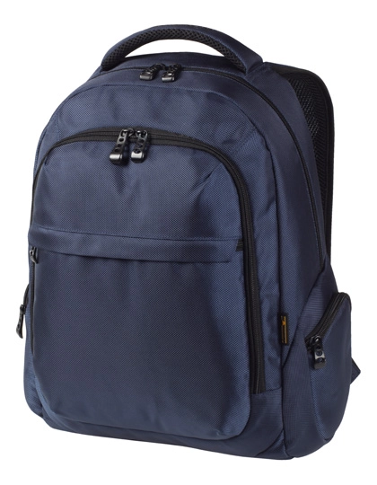 Notebook Backpack Mission zum Besticken und Bedrucken in der Farbe Navy mit Ihren Logo, Schriftzug oder Motiv.