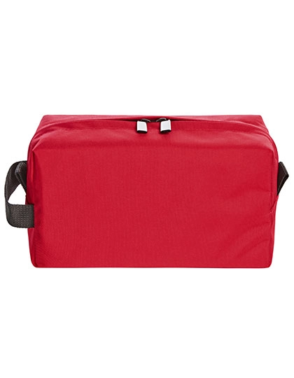 Zipper Bag Daily zum Besticken und Bedrucken in der Farbe Red mit Ihren Logo, Schriftzug oder Motiv.