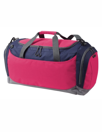 Sport/Travel Bag Joy zum Besticken und Bedrucken in der Farbe Fuchsia mit Ihren Logo, Schriftzug oder Motiv.
