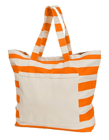 Shopper Beach zum Besticken und Bedrucken in der Farbe Orange mit Ihren Logo, Schriftzug oder Motiv.