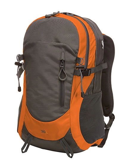 Backpack Trail zum Besticken und Bedrucken in der Farbe Orange mit Ihren Logo, Schriftzug oder Motiv.