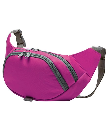 Waist Bag Solution zum Besticken und Bedrucken in der Farbe Fuchsia mit Ihren Logo, Schriftzug oder Motiv.