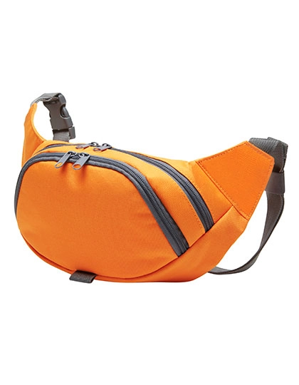 Waist Bag Solution zum Besticken und Bedrucken in der Farbe Orange mit Ihren Logo, Schriftzug oder Motiv.